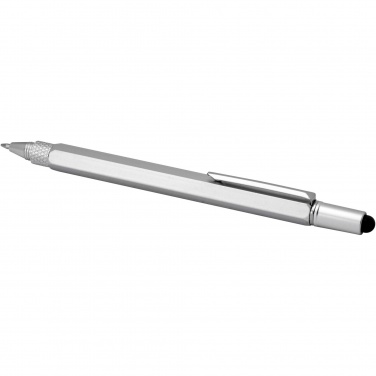 Logo trade promotional merchandise image of: Dora recycled aluminium multifunctional pen