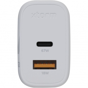 Logotrade corporate gift image of: Xtorm XEC067 GaN² Ultra 67W wall charger