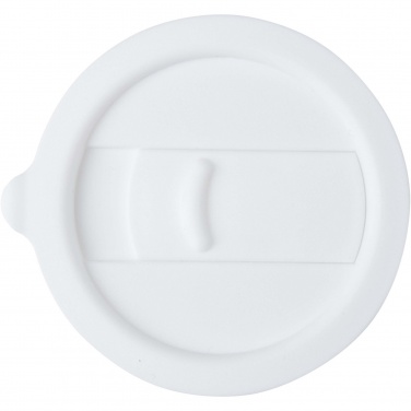 Logo trade promotional products picture of: Java 330 ml ceramic tumbler with silicone wrap and plastic lid