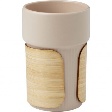 Logotrade advertising product picture of: Tumbler Fika 340 ml with bamboo sleeve