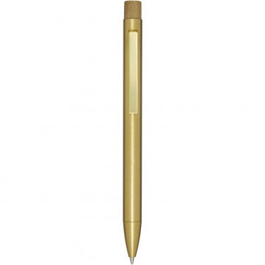 Logo trade corporate gift photo of: Beatriz recycled brass ballpoint pen