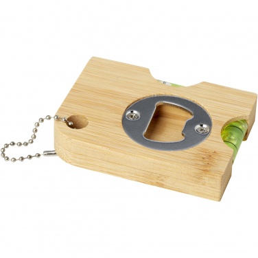 Logotrade promotional gifts photo of: Levo bamboo bottle opener with level 