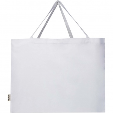 Logotrade promotional item image of: Odessa 220 g/m² GRS recycled cotton large tote bag