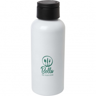 Logo trade promotional item photo of: Trinity 600 ml RCS certified recycled aluminium water bottle with RPET lid