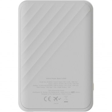 Logo trade promotional giveaway photo of: Xtorm XG205 Go2 12W 5.000 mAh fast charge power bank 