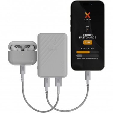 Logo trade promotional item photo of: Xtorm XG205 Go2 12W 5.000 mAh fast charge power bank 