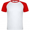 Indianapolis short sleeve unisex sports t-shirt, White / Red
