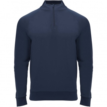 Logo trade promotional giveaways image of: Epiro long sleeve unisex quarter zip sweatshirt