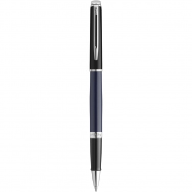 Logo trade corporate gifts image of: Hemisphere colour blocking rollerball pen with palladium trim