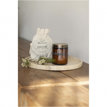 Logotrade promotional product picture of: Wellmark cedar wood scented candle medium