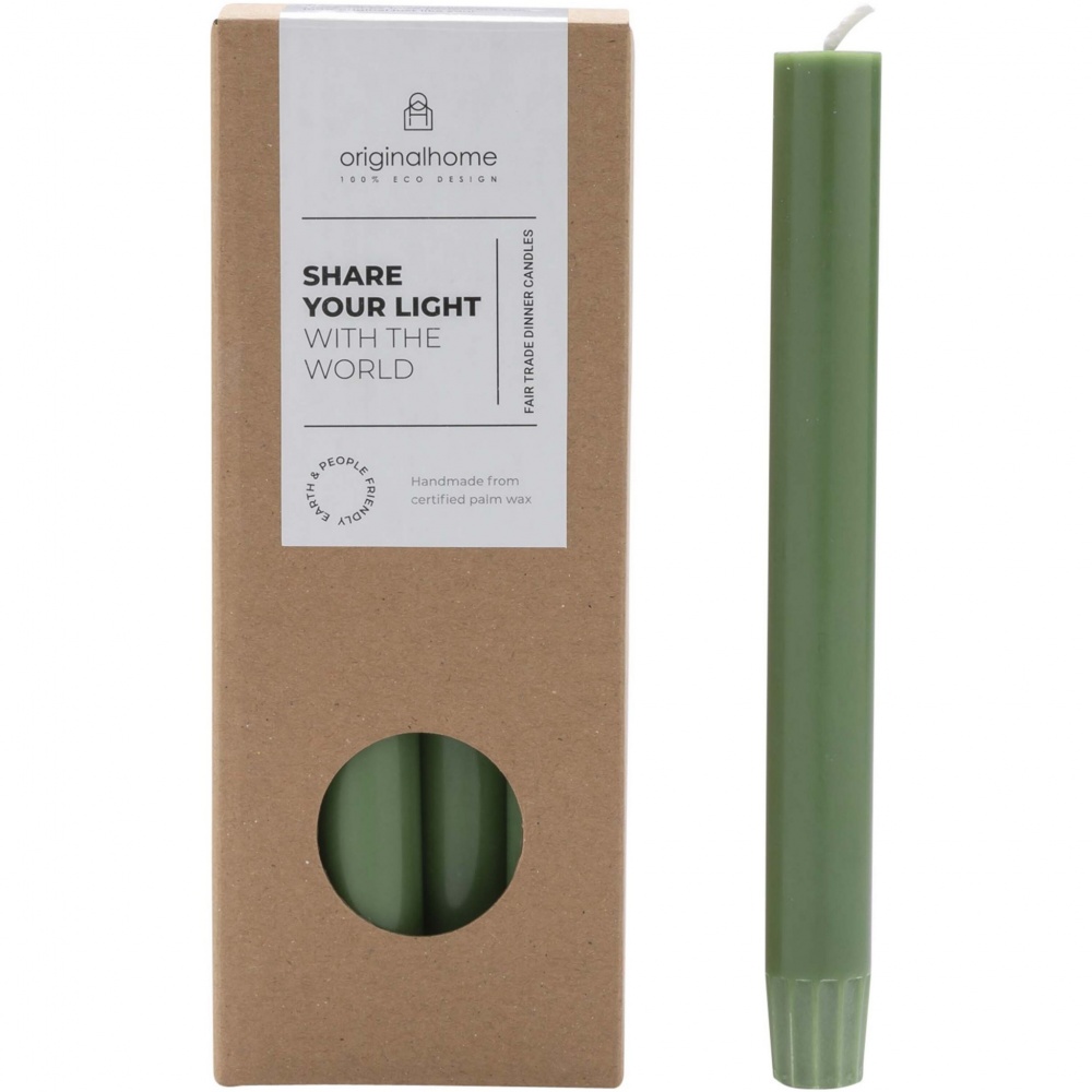 Logo trade business gift photo of: Originalhome dinner candle matcha