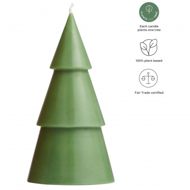 Logo trade corporate gift photo of: Originalhome Xmas tree candle - L