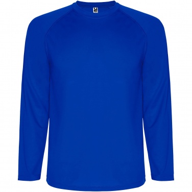 Logo trade promotional giveaways image of: Montecarlo long sleeve kids sports t-shirt