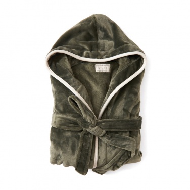 Logotrade promotional product picture of: VINGA Louis luxury plush GRS RPET robe size S-M