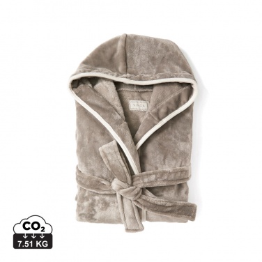 Logo trade promotional merchandise image of: VINGA Louis luxury plush GRS RPET robe size S-M