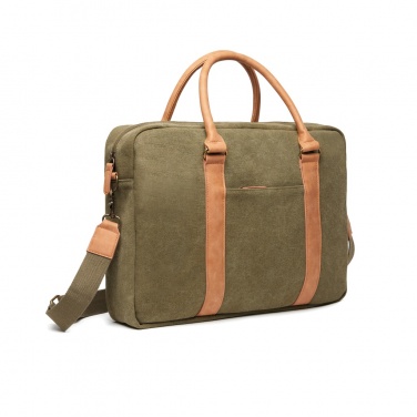 Logo trade corporate gifts image of: VINGA Bosler RCS recycled canvas computer bag