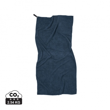 Logo trade promotional gifts picture of: VINGA GRS RPET active dry towel 140 x 70cm