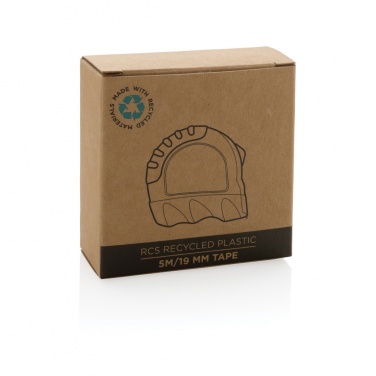 Logo trade promotional gifts picture of: RCS recycled plastic 5M/19 mm tape