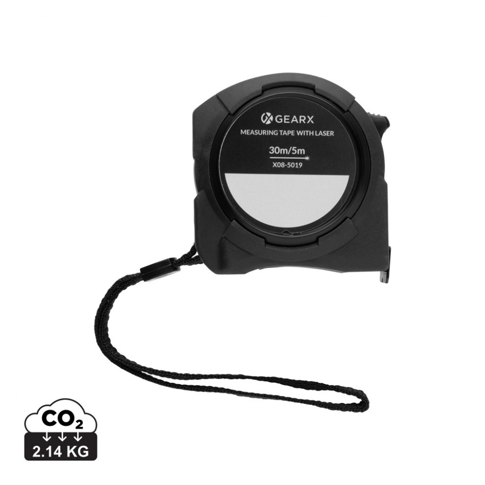 Logotrade promotional merchandise image of: Gear X measuring 5M tape with 30M laser
