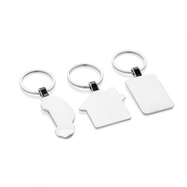 Logotrade advertising product picture of: RCS recycled zinc alloy car keyring