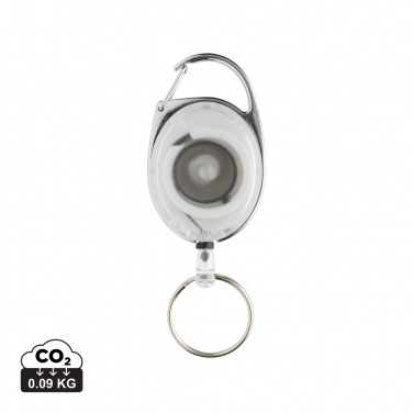 Logotrade business gift image of: RCS recycled ABS roller clip keychain