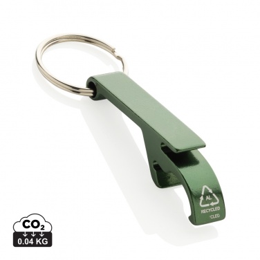 Logotrade promotional gift image of: RCS recycled aluminum bottle and can opener