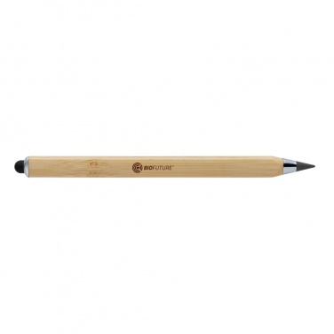 Logo trade business gifts image of: Eon bamboo infinity multitasking pen
