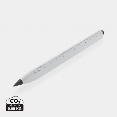 Logo trade promotional gifts picture of: Eon RCS recycled aluminum infinity multitasking pen