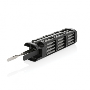Logo trade advertising product photo of: Gear X RCS recycled aluminum precision screwdriver set 46 pc