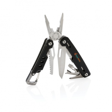 Logo trade promotional giveaways picture of: Solid multitool with carabiner