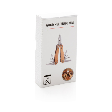 Logo trade corporate gifts picture of: Wood multitool mini