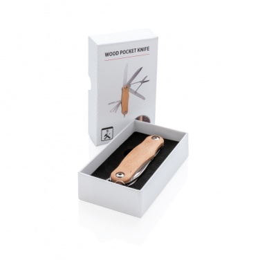 Logotrade promotional products photo of: Wood pocket knife
