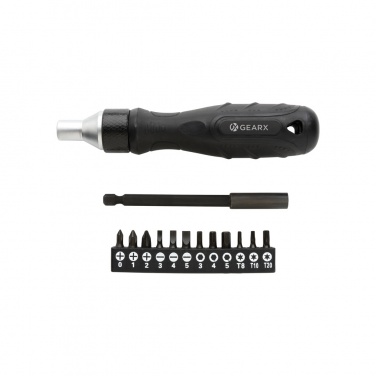 Logo trade promotional merchandise photo of: Gear X ratchet screwdriver