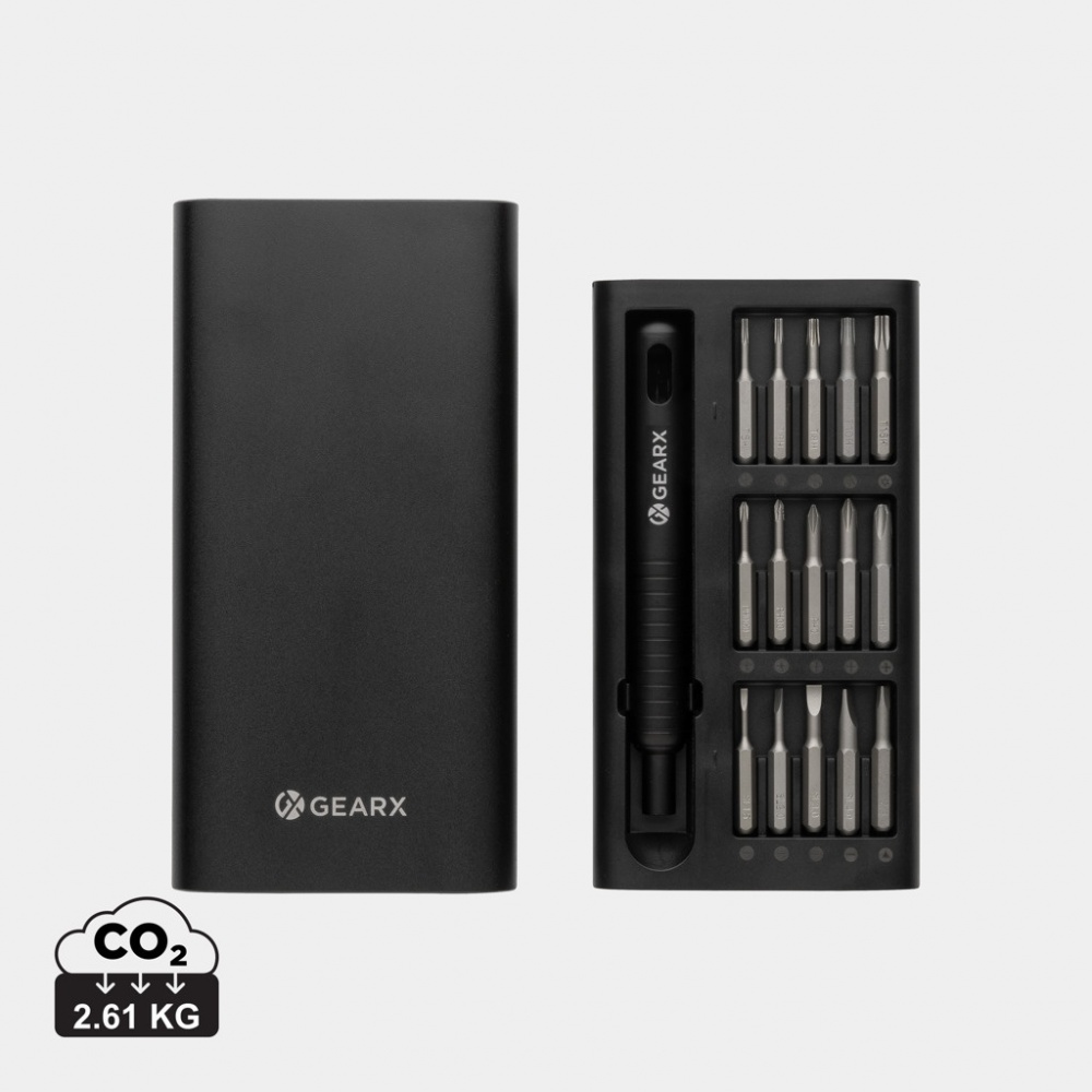 Logo trade promotional products image of: Gear X 31 in 1 precision screwdriver set