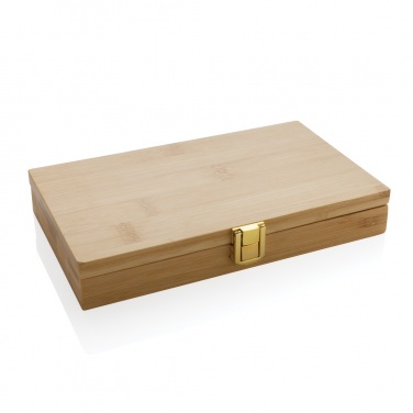 Logo trade business gifts image of: Carvine 21 pcs bamboo tool set