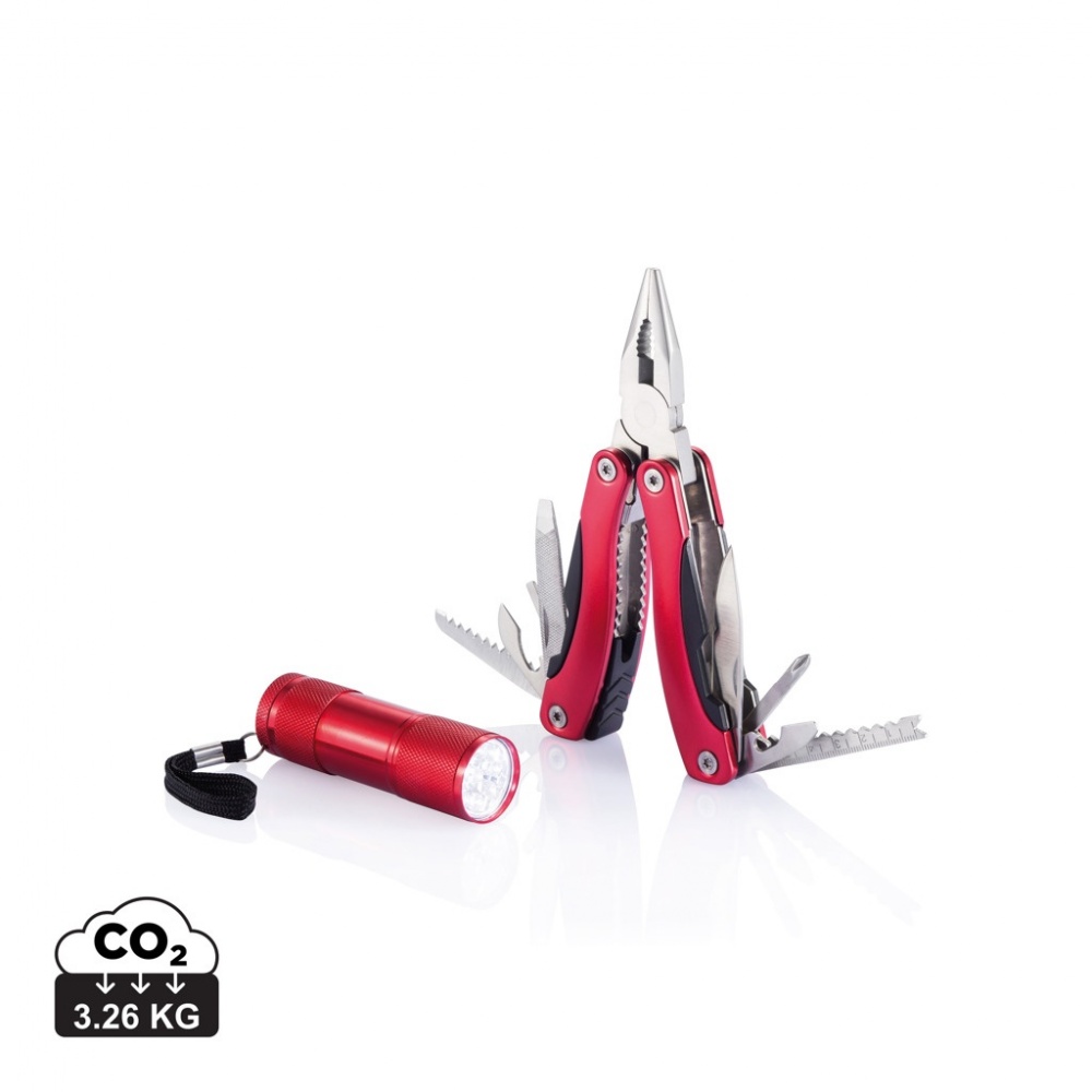 Logotrade promotional products photo of: Multitool and torch set
