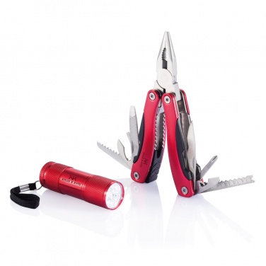 Logo trade promotional merchandise photo of: Multitool and torch set