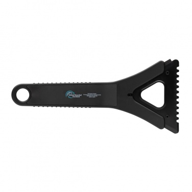Logotrade corporate gift picture of: Polard RCS certified recycled plastic 3-in-1 ice scraper