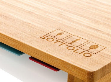 Logo trade promotional product photo of: Cutting board with 4pcs hygienic boards