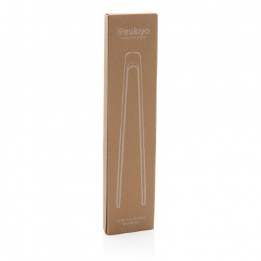 Logotrade advertising products photo of: Ukiyo bamboo serving tongs