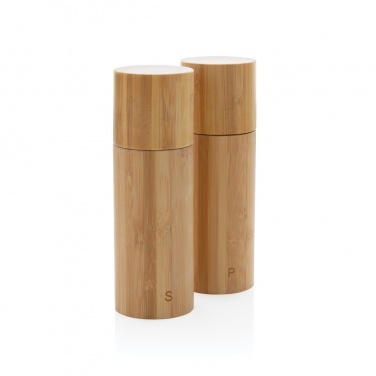 Logotrade advertising product image of: Ukiyo bamboo salt and pepper mill set