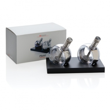 Logo trade promotional gifts image of: Planet pepper & salt set