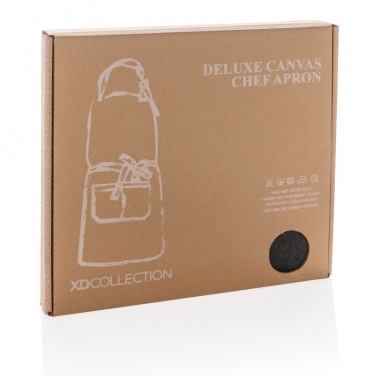 Logo trade promotional gift photo of: Deluxe canvas chef apron