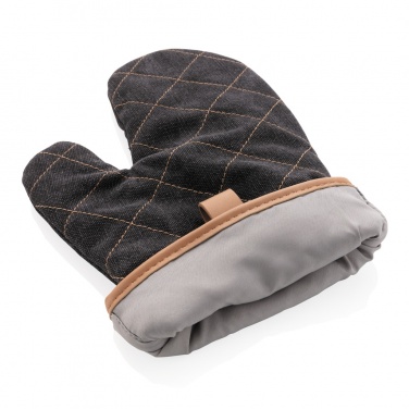 Logo trade promotional merchandise photo of: Deluxe canvas oven mitt