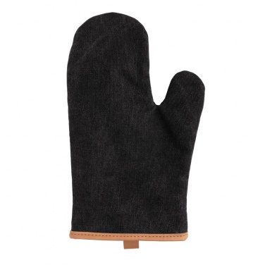 Logo trade promotional items image of: Deluxe canvas oven mitt
