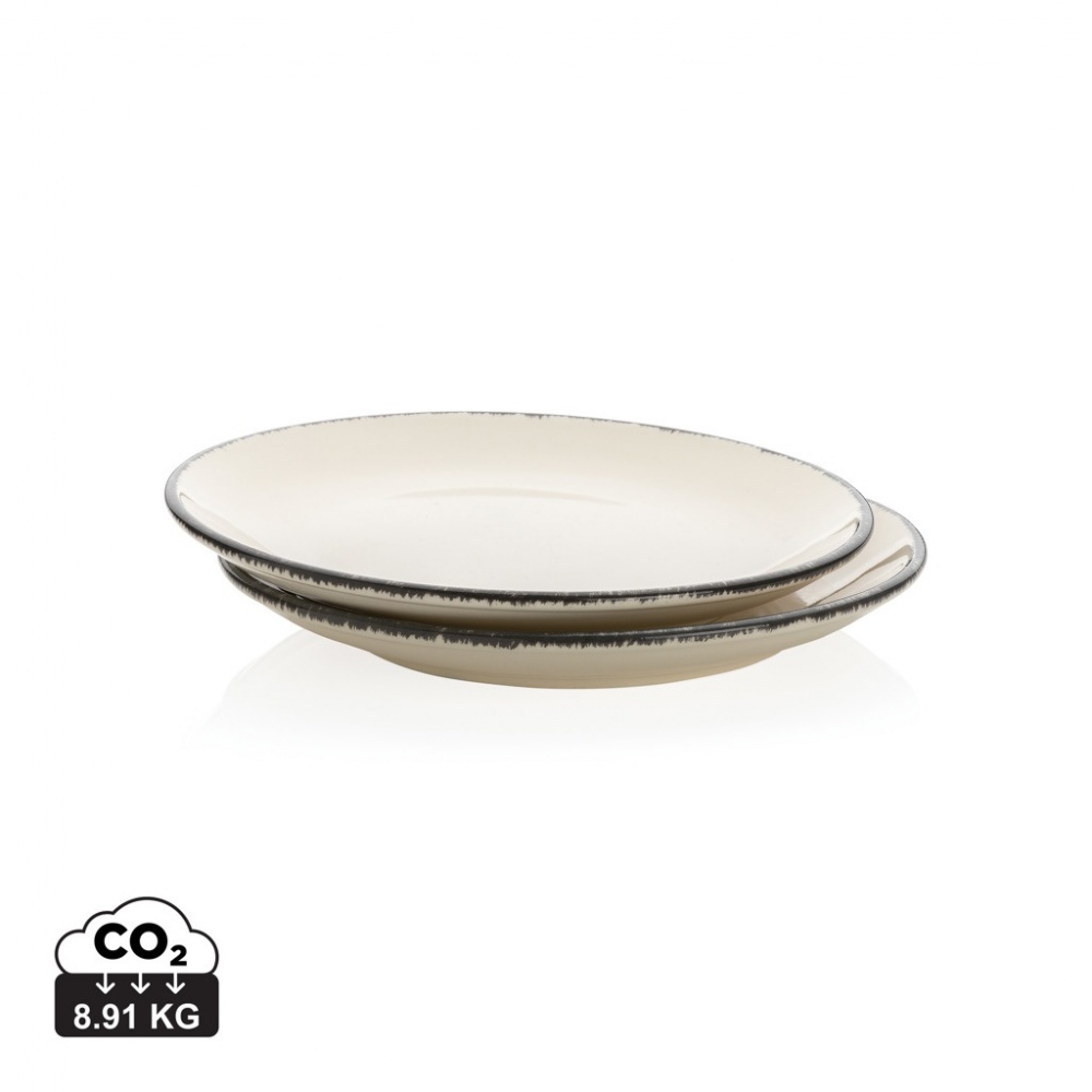 Logo trade promotional merchandise photo of: Ukiyo dinner plate set of 2