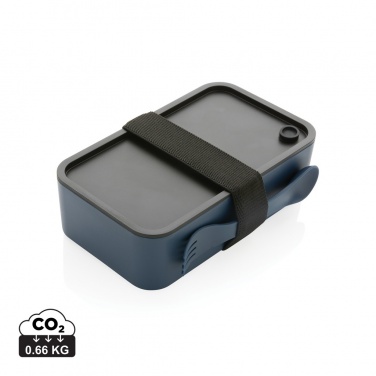 Logotrade business gift image of: GRS recycled PP lunch box with spork