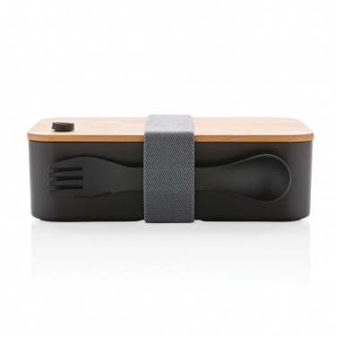 Logo trade corporate gifts image of: RCS RPP lunchbox with bamboo lid