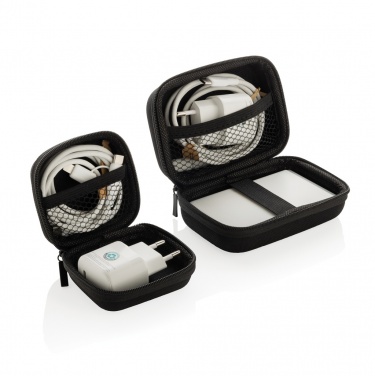 Logotrade promotional merchandise picture of: Boost RCS reycled PET 20W type C 2 pcs charging set