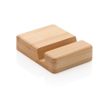 Logo trade corporate gifts picture of: Bamboo phone stand XD